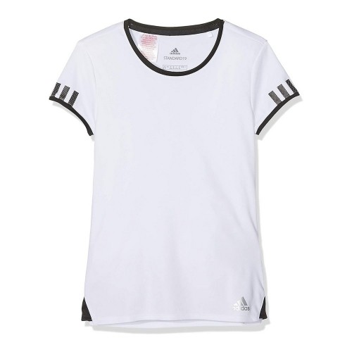 Krekls ar Īsām Piedurknēm Bērniem Adidas CLUB TEE DU2464 Balts Poliesters image 1