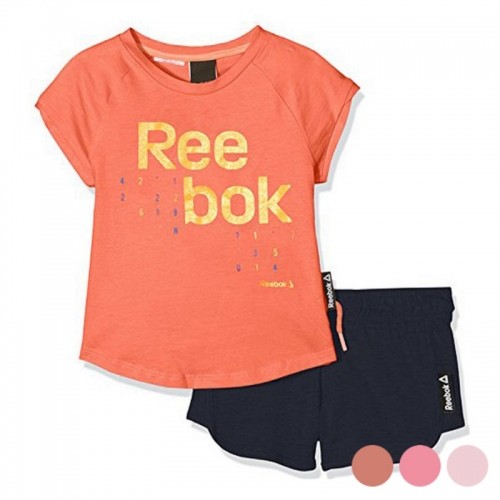 Спортивный костюм для девочек Reebok G ES SS Оранжевый image 1