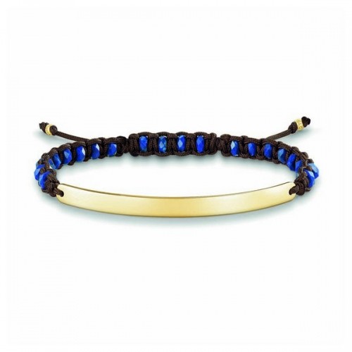 Ladies'Bracelet Thomas Sabo LBA0056-892-32-L19v Blue Golden Silver (16 - 19 cm) image 1