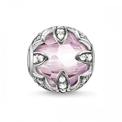 Ladies'Beads Thomas Sabo K0108-640-9 Pink Silver (1,1 cm) image 1
