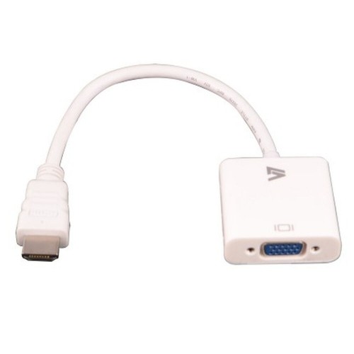 HDMI uz VGA Adapteris V7 CBLHDAV-1E           Balts image 1