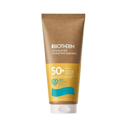 Sun Block Waterlover Hydrating Sun Milk Biotherm SPF 50+ (200 ml) image 1