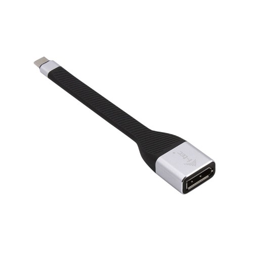 USB C uz Display Porta Adapteris i-Tec C31FLATDP60HZ        Melns image 1
