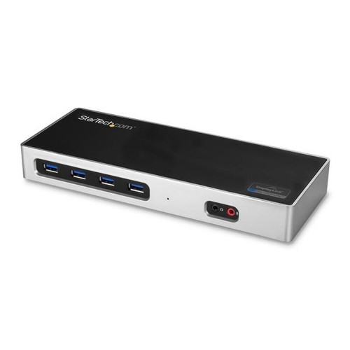 USB Hub Startech DK30A2DH Black/Silver Silver 40 W image 1