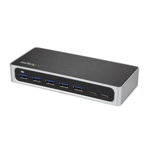 USB Hub Startech HB30C5A2CSC Black Silver Black/Grey image 1