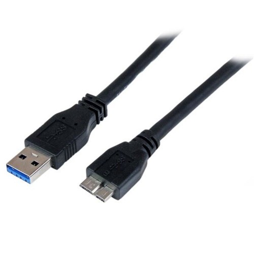 USB to mikro USB kabelis Startech USB3CAUB1M           Melns image 1