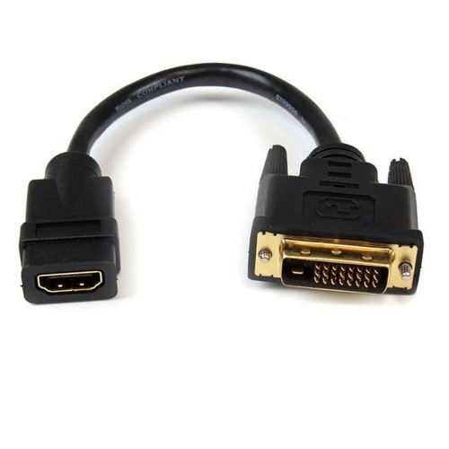 Кабель HDMI Startech HDDVIFM8IN 0,2 m image 1