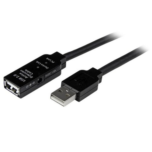 USB Cable Startech USB2AAEXT35M Black image 1