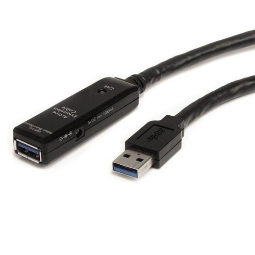 USB Cable Startech USB3AAEXT10M         USB A Black image 1