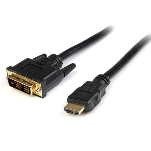 HDMI uz DVI adapteris Startech HDDVIMM2M            Melns (2 m) image 1