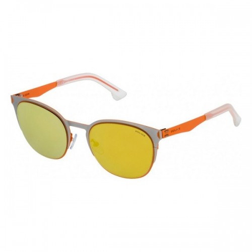 Солнечные очки унисекс Police SPL341-S34G Оранжевый Серебристый (ø 52 mm) image 1