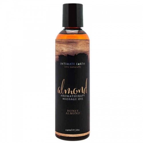 Massage Oil Almond 240 ml Intimate Earth Sweet (240 ml) image 1