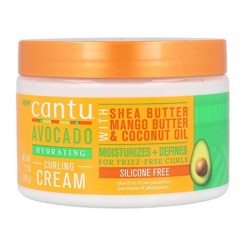 Hydrating Cream for Curly Hair Cantu 07990-12/3UK (340 g) image 1