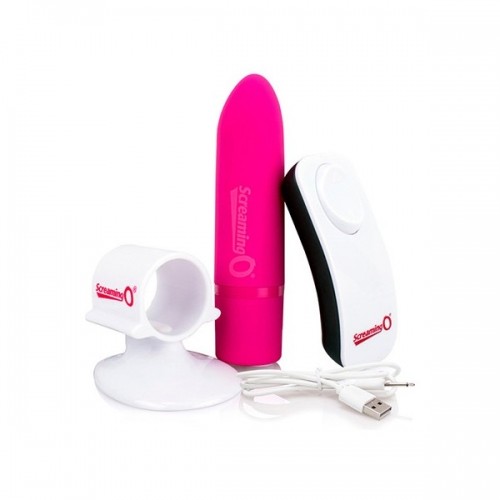 Positive Pink Vibrating Bullet with Remote Control The Screaming O image 1