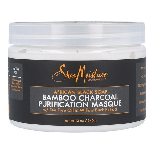 Matu Maska African Black Soap Bamboo Charcoal Shea Moisture (340 g) image 1