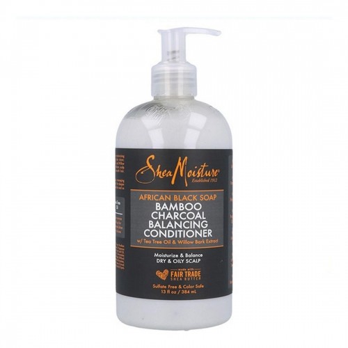 Кондиционер  African Black Soap Bamboo Charcoal Shea Moisture (384 ml) image 1