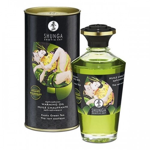 Erotic Massage Oil Shunga CC812100 Green Tea (100 ml) image 1