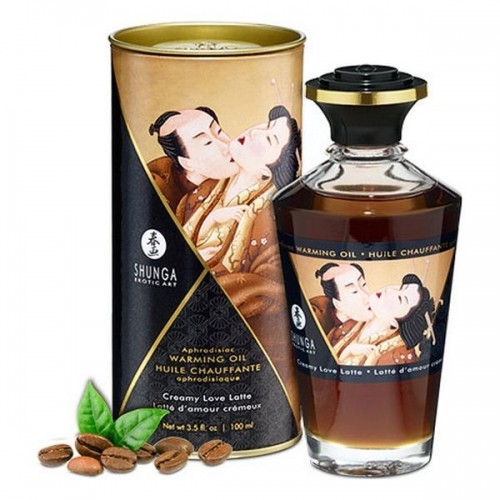 Erotic Massage Oil Shunga Coffee White coffee (100 ml) (100 ml) image 1