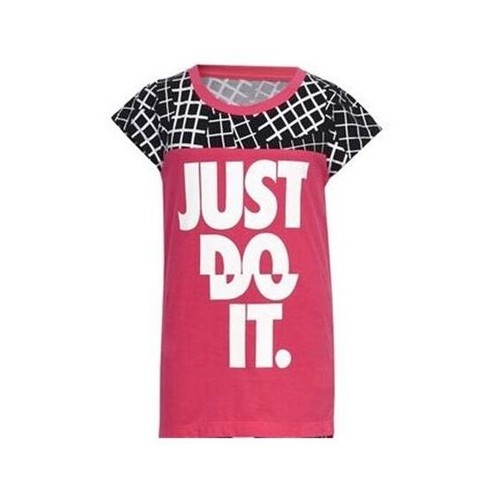 Krekls ar Īsām Piedurknēm Bērniem Nike  848-A72  Rozā image 1