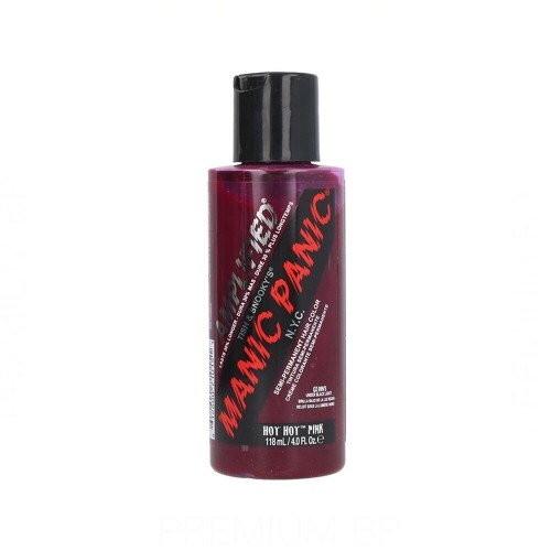 Vidēji Noturīga Tinte Manic Panic Hot Hot Pink Amplified Spray (118 ml) image 1