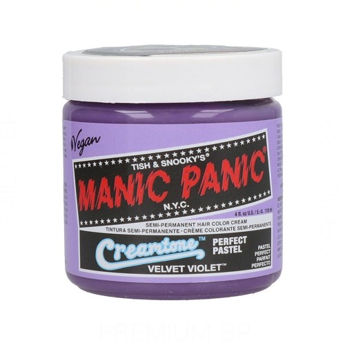 Daļēji Pastāvīga Krāsviela Manic Panic Creamtone Velvet Violet (118 ml) image 1