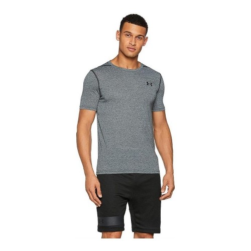 Men's Short Sleeved Compression T-shirt Under Armour 1289588-006  Grey image 1
