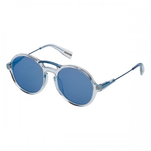 Ladies' Sunglasses Trussardi STR213516N1B Blue Ø 51 mm image 1