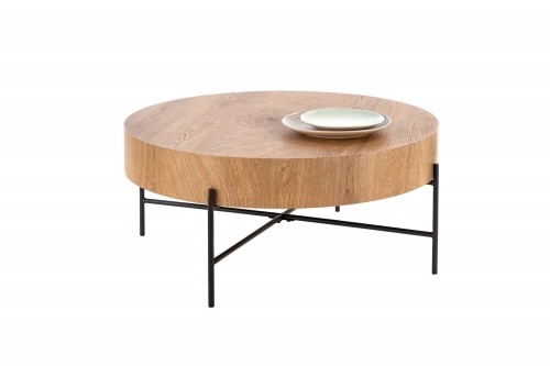 Halmar BROKLYN c. table natural oak / black image 1