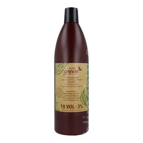 Hair Oxidizer Emulsion Pure Green Green Emulsión 10 Vol 3 % (1000 ml) image 1