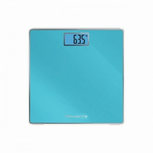 Digital Bathroom Scales Rowenta BS1503V0 3" Tempered glass Turquoise Tempered Glass 160 kg Batteries x 2 image 1