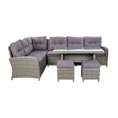 Dīvāns un galda komplekts DKD Home Decor Eksterjers (4 pcs) image 1