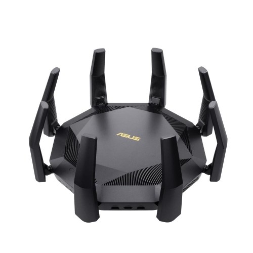 Wireless Router|ASUS|6000 Mbps|Mesh|Wi-Fi 6|USB 3.1|9x10/100/1000M|1x10GbE|1xSPF+|Number of antennas 8|RT-AX89X image 1