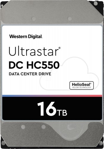 HDD|WESTERN DIGITAL ULTRASTAR|Ultrastar DC HC550|WUH721816ALE6L4|16TB|SATA 3.0|512 MB|7200 rpm|3,5"|0F38462 image 1