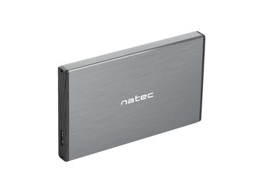 NATEC Rhino GO HDD/SSD enclosure Grey 2.5&quot; image 1