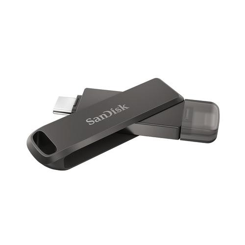 SanDisk iXpand USB flash drive 64 GB USB Type-C / Lightning 3.2 Gen 1 (3.1 Gen 1) Black image 1