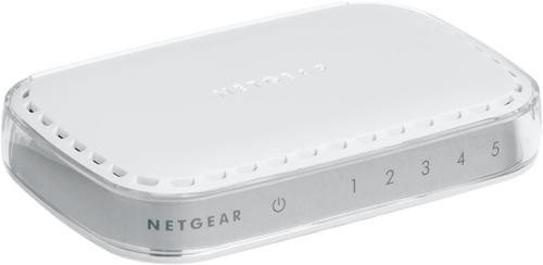 Netgear GS605-400PES network switch Unmanaged L2 Gigabit Ethernet (10/100/1000) White image 1