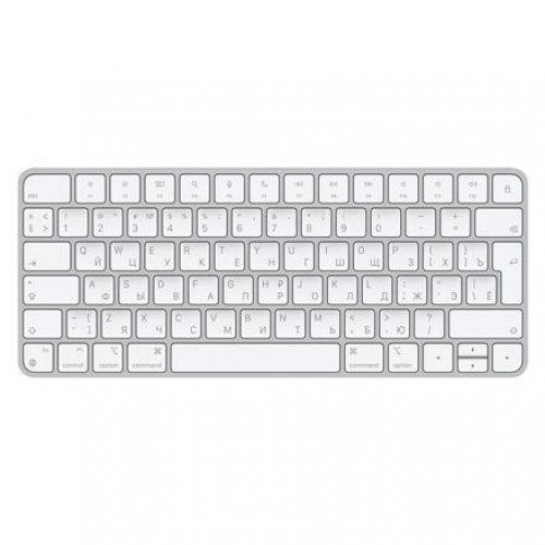 Apple Magic Keyboard MK2A3RS/A Standard, Wireless, Russian, Silver/ White, Bluetooth image 1