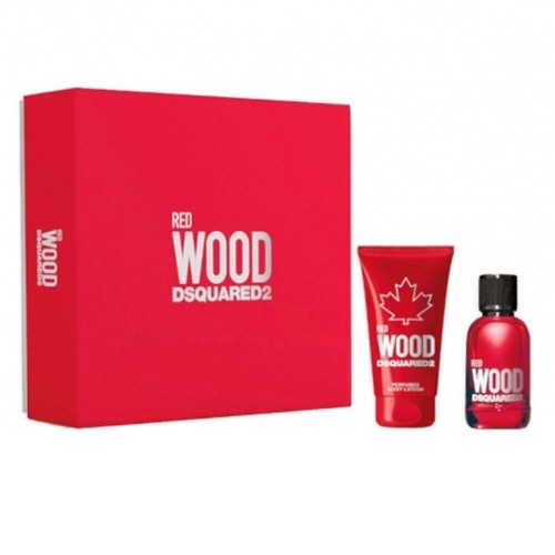 Women's Perfume Set Dsquared2 Red Wood (2 pcs) image 1