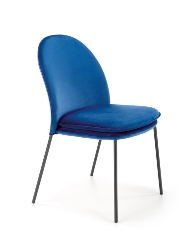 Halmar K443 chair color: dark blue image 1