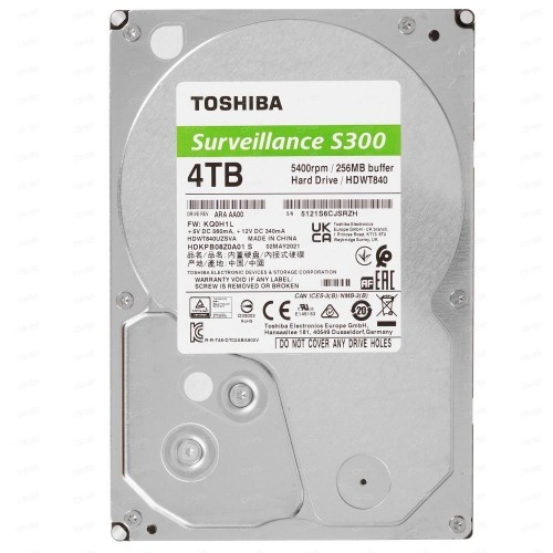 HDD SATA 4TB 5400RPM 6GB/S/256MB HDWT840UZSVA TOSHIBA image 1
