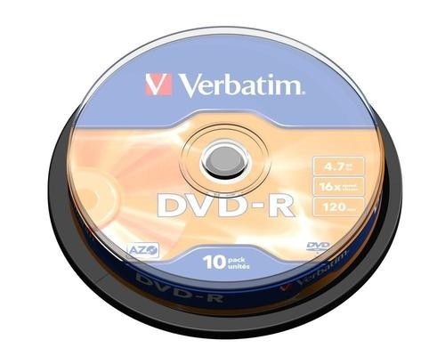 Verbatim DVD-R Matt Silver 4.7 GB 10 pc(s) image 1