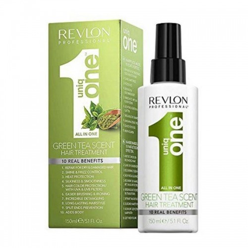 Protective Hair Treatment Revlon Uniq One Green Tea Scent (150 ml) image 1