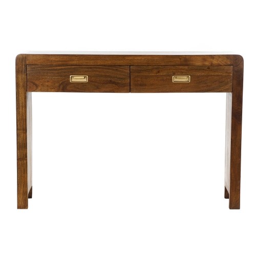 Вспомогательный стол DKD Home Decor Коричневый древесина акации Позолоченный (110 x 27.5 x 76 cm) image 1