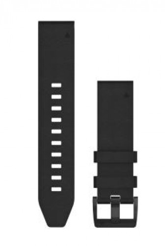 Garmin Acc,fenix 5 Plus 22mm QuickFit Black Leather Band image 1