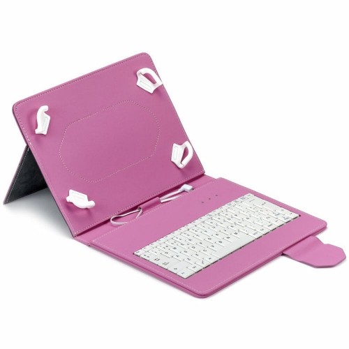 Bluetooth-клавиатура с подставкой для планшета Maillon Technologique Urban 9,7" - 10,2" Розовый image 1