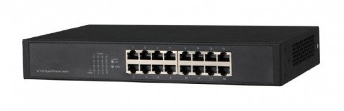 Switch|DAHUA|Type L2|16x10Base-T / 100Base-TX / 1000Base-T|DH-PFS3016-16GT image 1