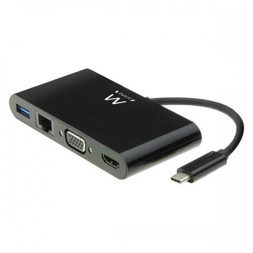 Докстанция Ewent EW9827 USB C HDMI VGA RJ45 4K 5 Gbps image 1