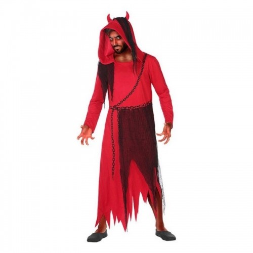 Costume for Adults DISFRAZ DEMONIO M-L Red Male Demon (1 Piece) (M/L) image 1