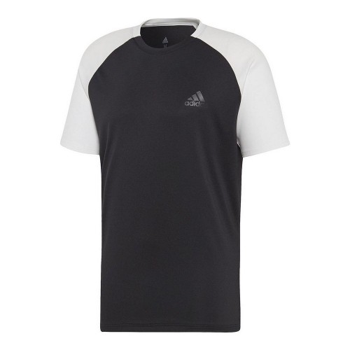 Vīriešu Krekls ar Īsām Piedurknēm Adidas CLUB C/B TEE DU0873 Melns image 1