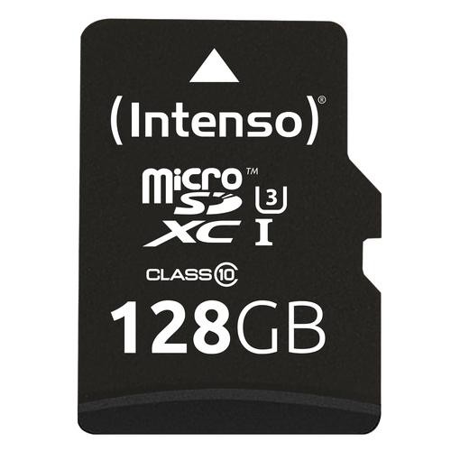 Intenso microSDXC 128GB Class 10 UHS-I Professional - Extended Capacity SD (MicroSDHC) memory card image 1